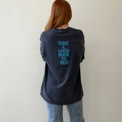 1980/90s Practice Safe Sex - Take a Book To Bed - Denver Bookbinding Co - Long Sleeve T-Shirt