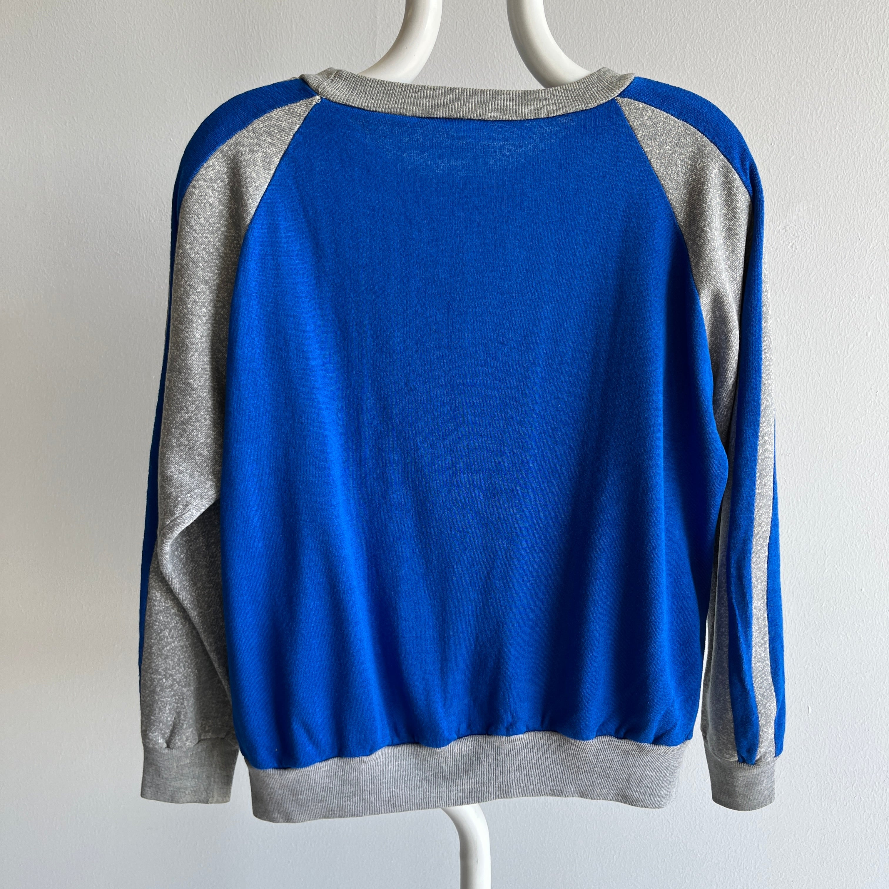 1970s Two Tone Epic Super Soft and Slouchy Sweatshirt