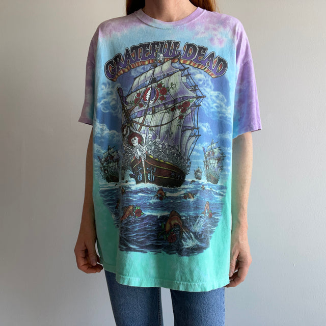 2001 Grateful Dead by Liquid Blue - Ship of Fools Front and Back T-Shirt