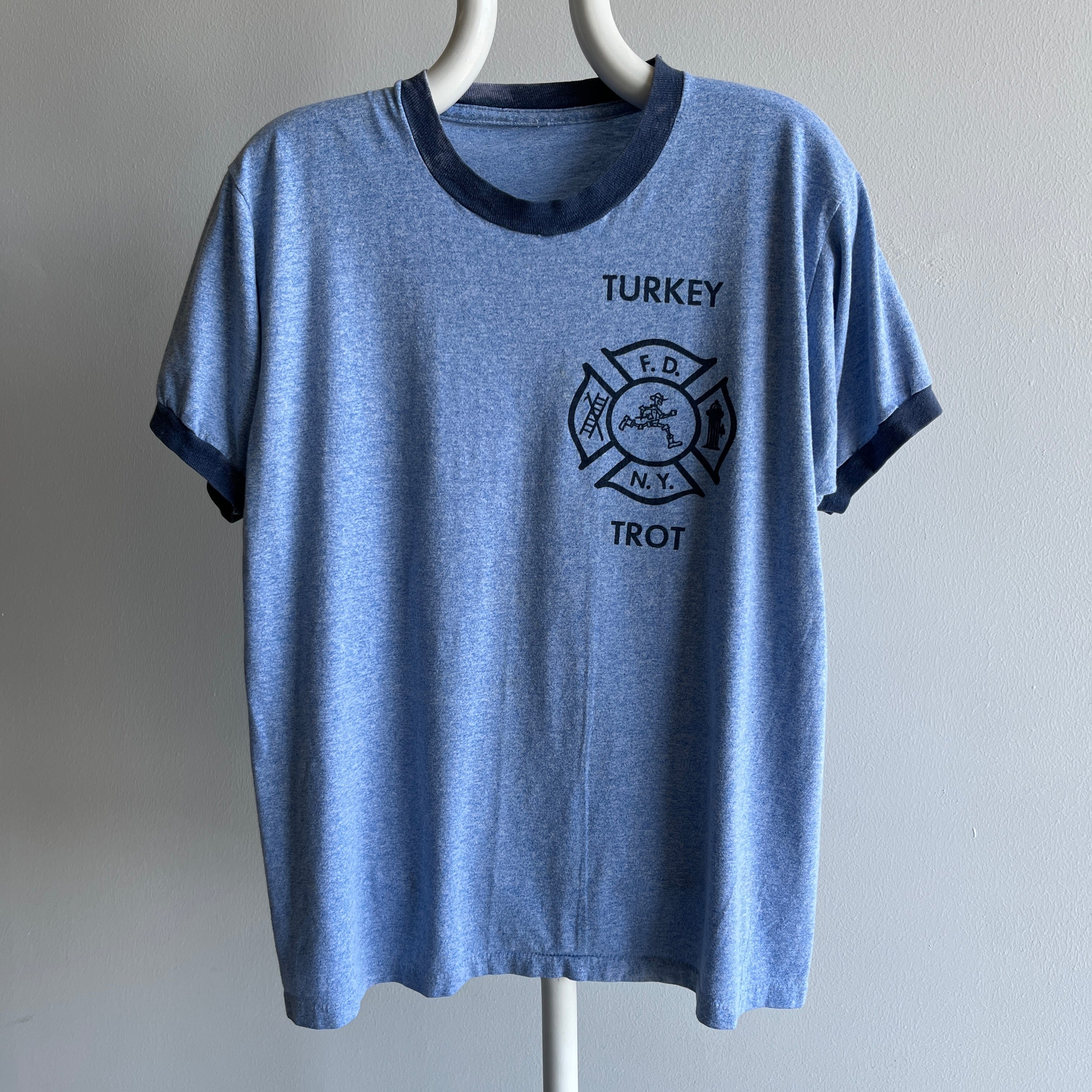 1970/80s FDNY Turkey Trot Ring T-Shirt