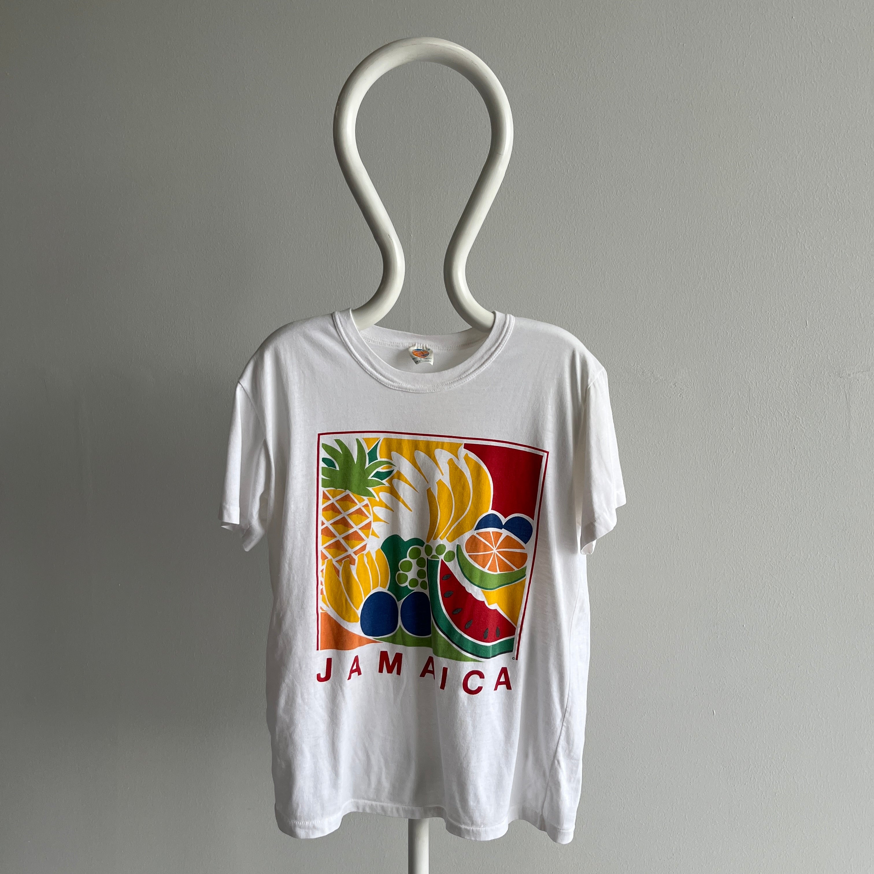 1980s Made in Jamaica, Jamaica Tourist T-Shirt - Side Seam