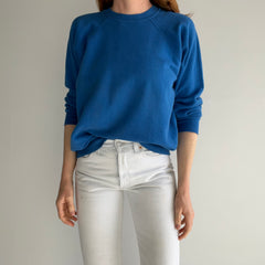 1980s Blank Blue Raglan for *Your* Capsule Collection