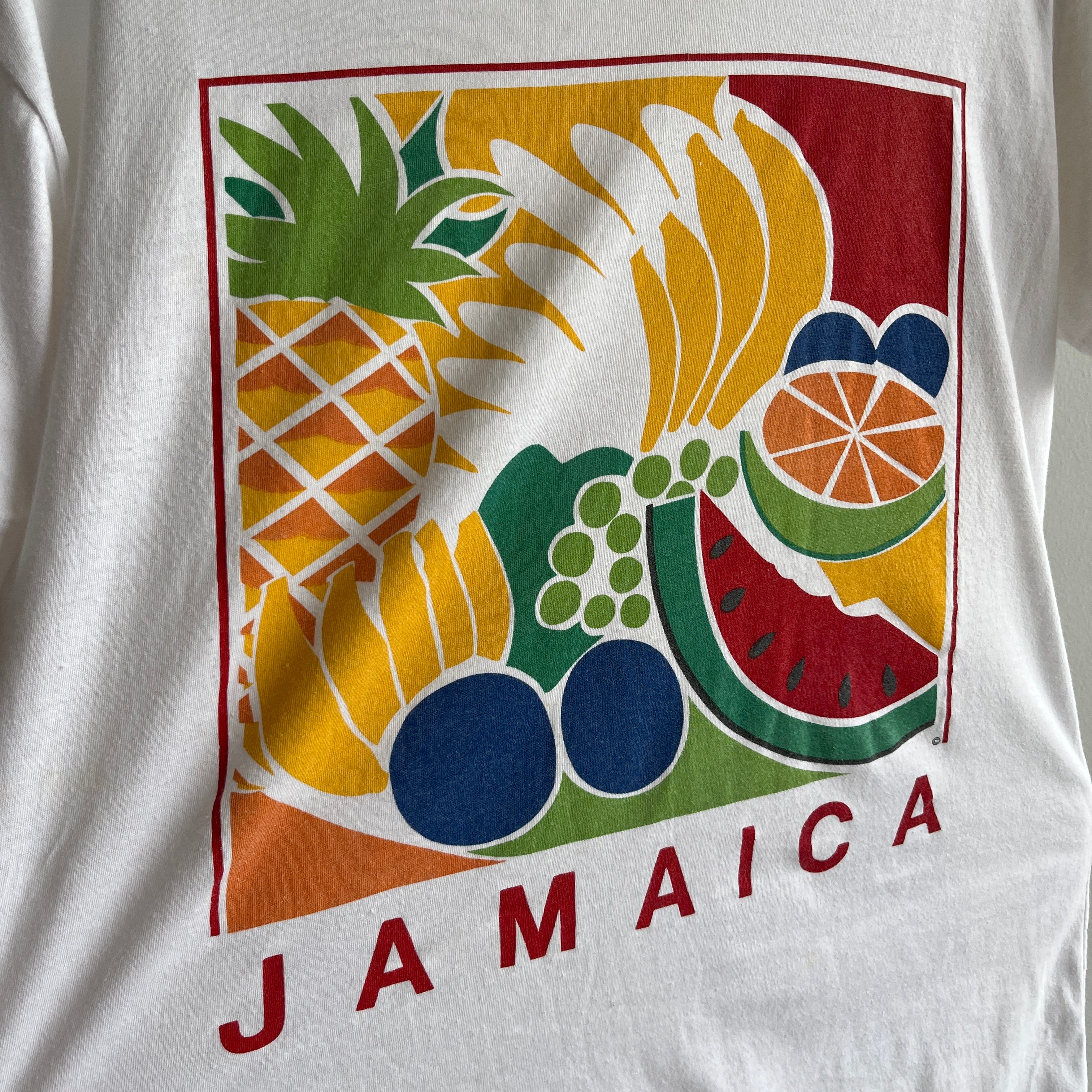 1980s Made in Jamaica, Jamaica Tourist T-Shirt - Side Seam