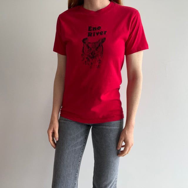 1980s Eno River Owl T-Shirt