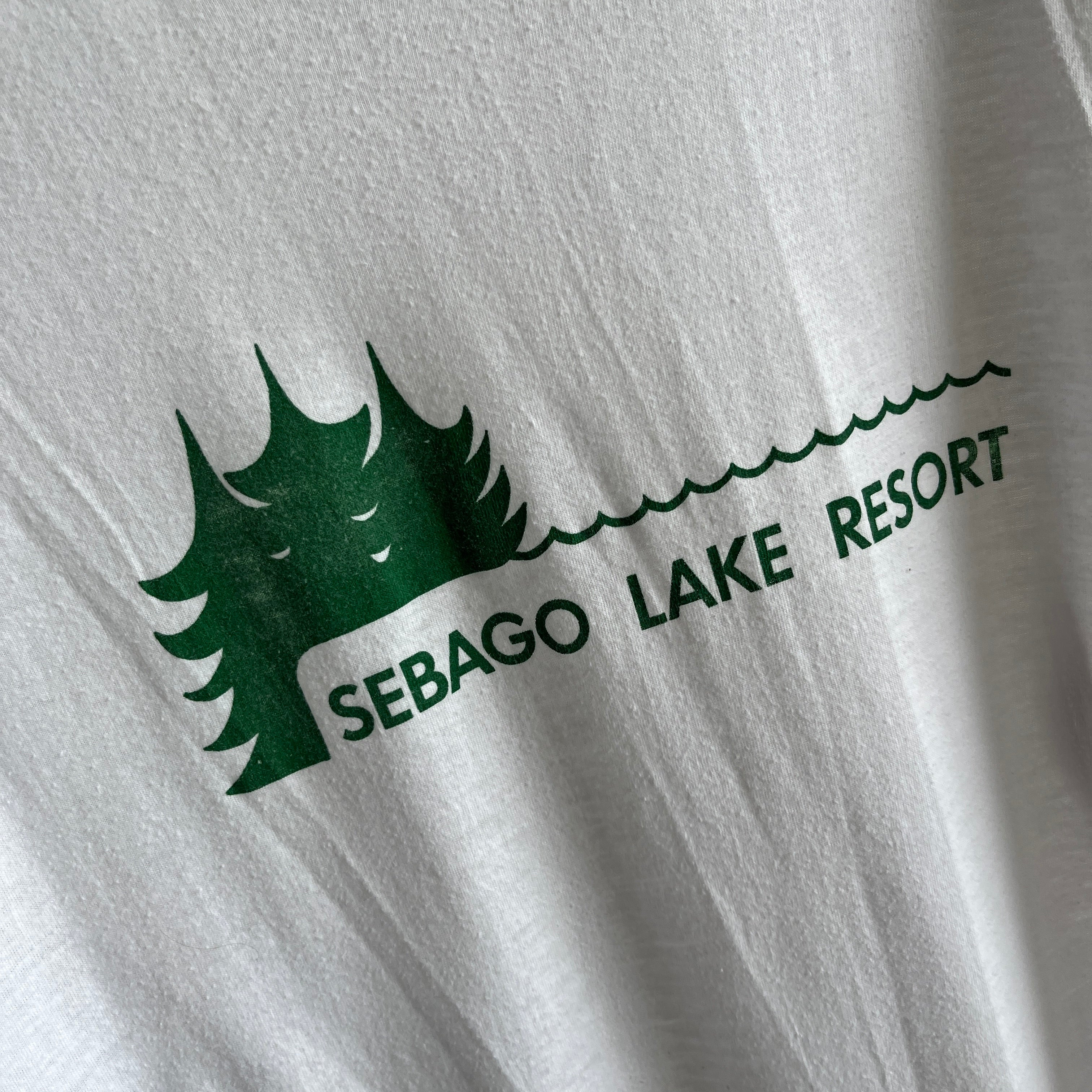 1980s Sebago Lake Resort T-Shirt