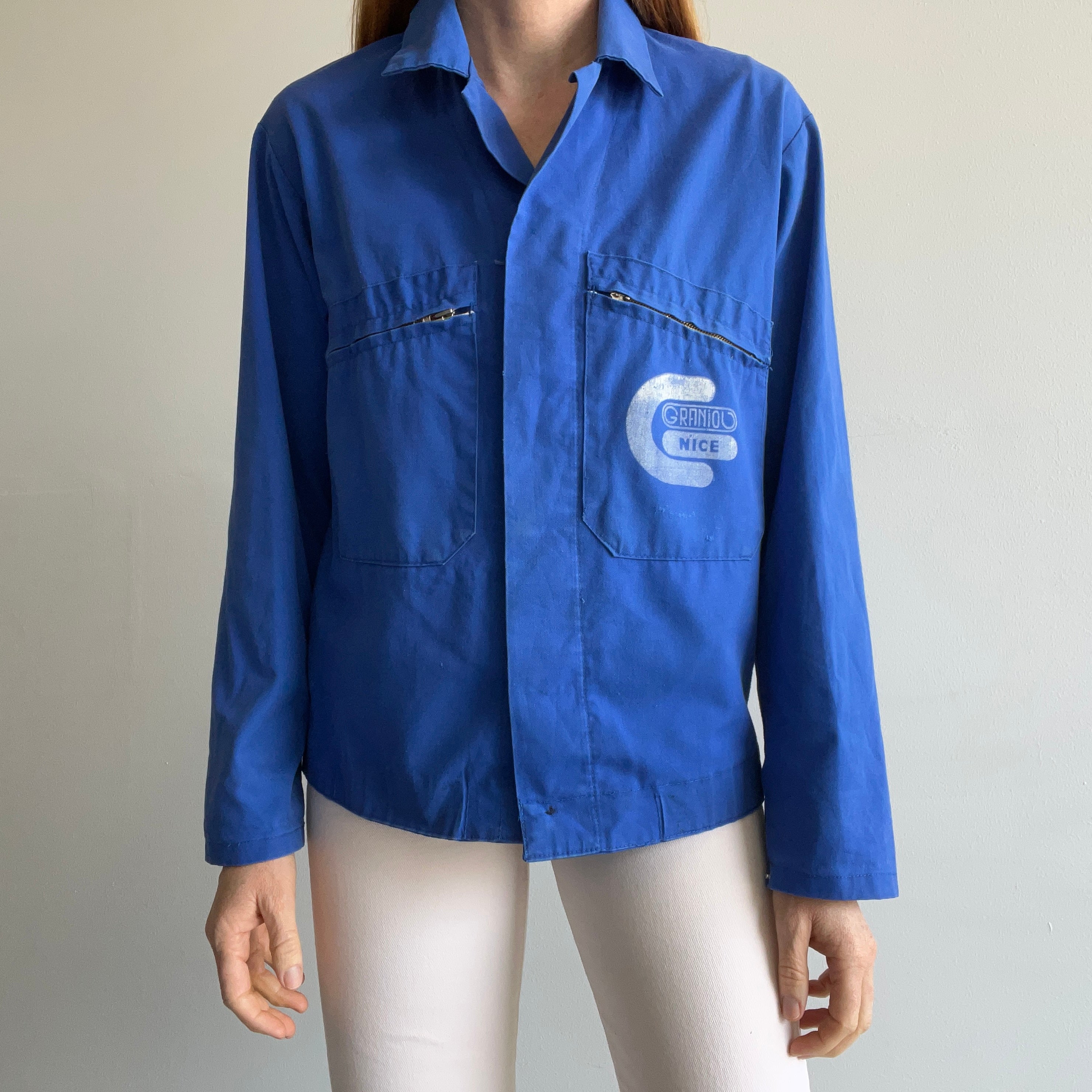 1980s Granio, Nice France - Grainery Chore Jacket - WOW