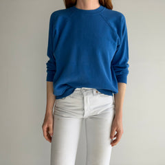 1980s Blank Blue Raglan for *Your* Capsule Collection