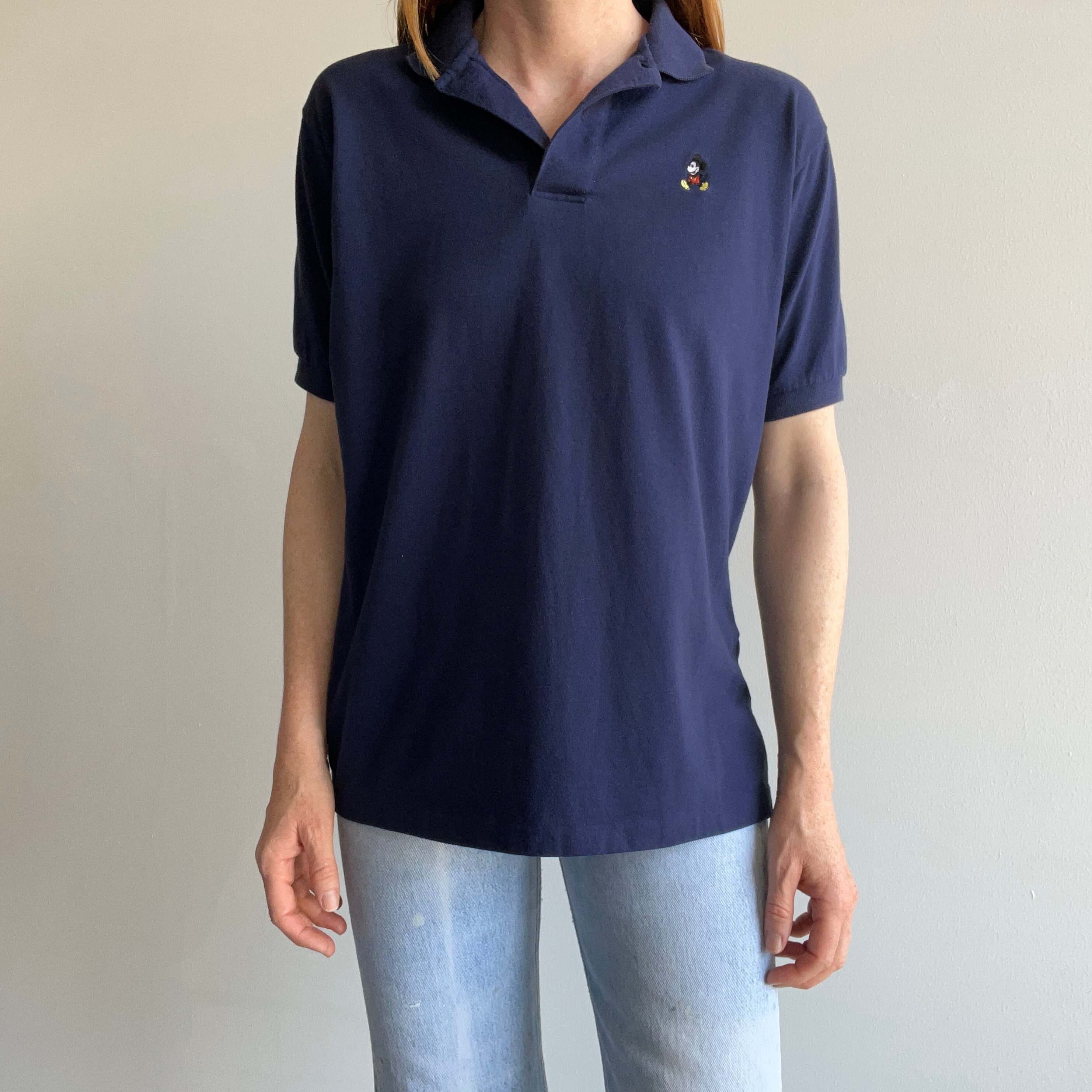 1980s Mickey Polo Shirt