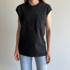 1980s Blank Muscle Pocket Tank !!!