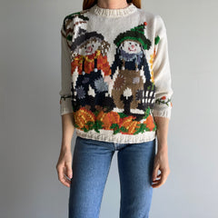 1990s Scarecrow Cotton Knit Sweater