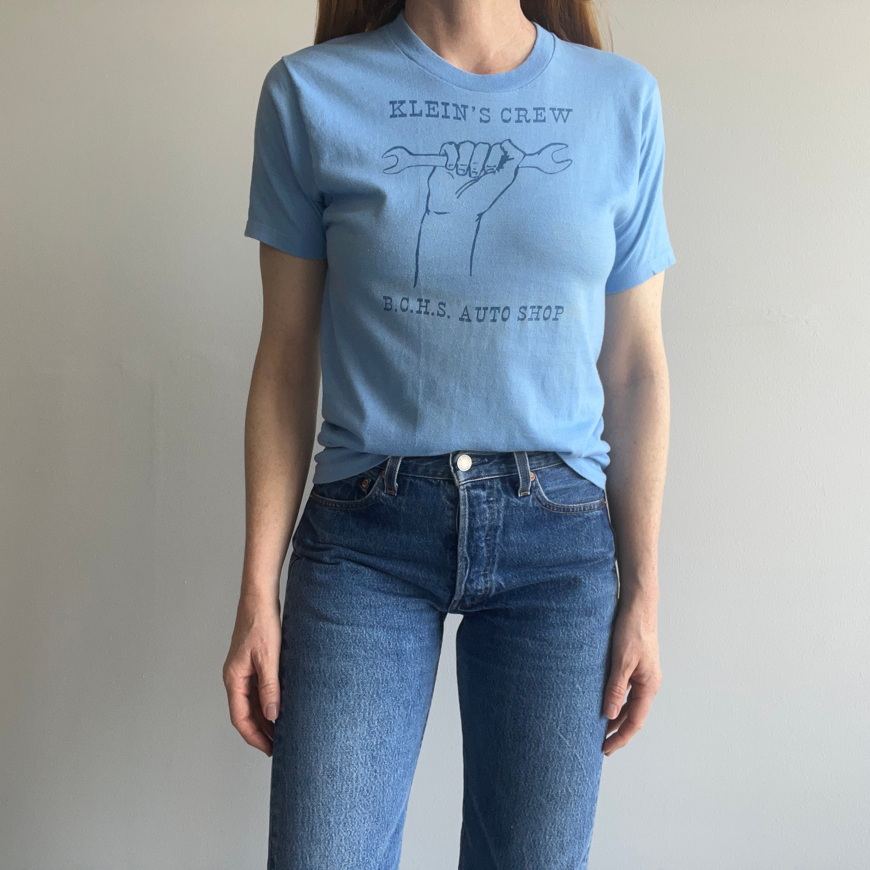 1980s Klein's Crew Autobody Shop T-Shirt by Screen Stars