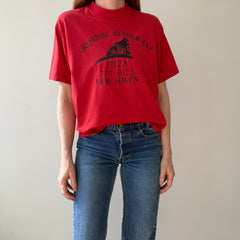 1980s New Haven Firehouse Restaurant Pizza T Shirt