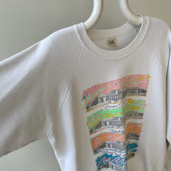 1980s Union Station, Washington DC, National Trust For Historic Preservation Thinned Out Sweatshirt