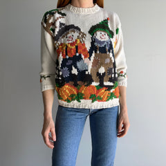 1990s Scarecrow Cotton Knit Sweater