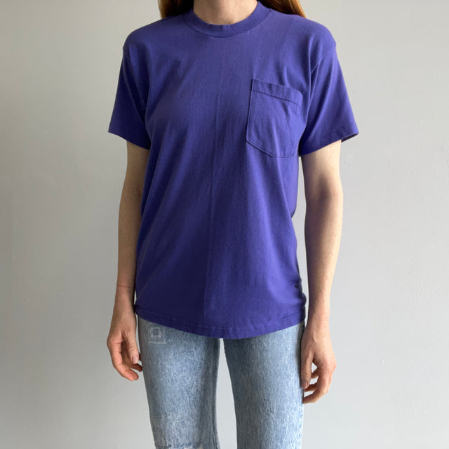 1980s Purple Pocket T-Shirt