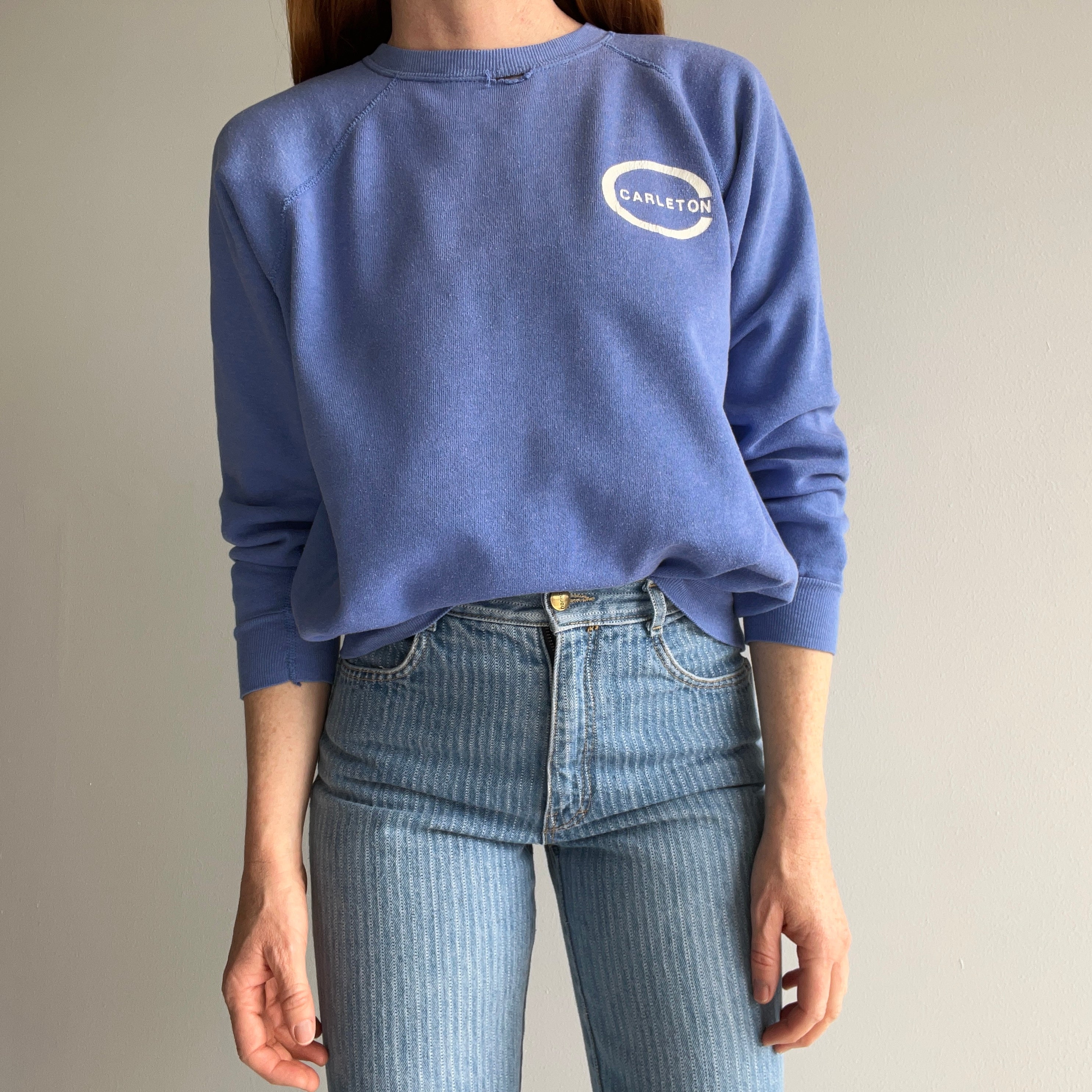 1980s Carleton Tattered Sweatshirt