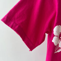 1980s Pink Hawaii T Shirt - Classic Tourist Tee