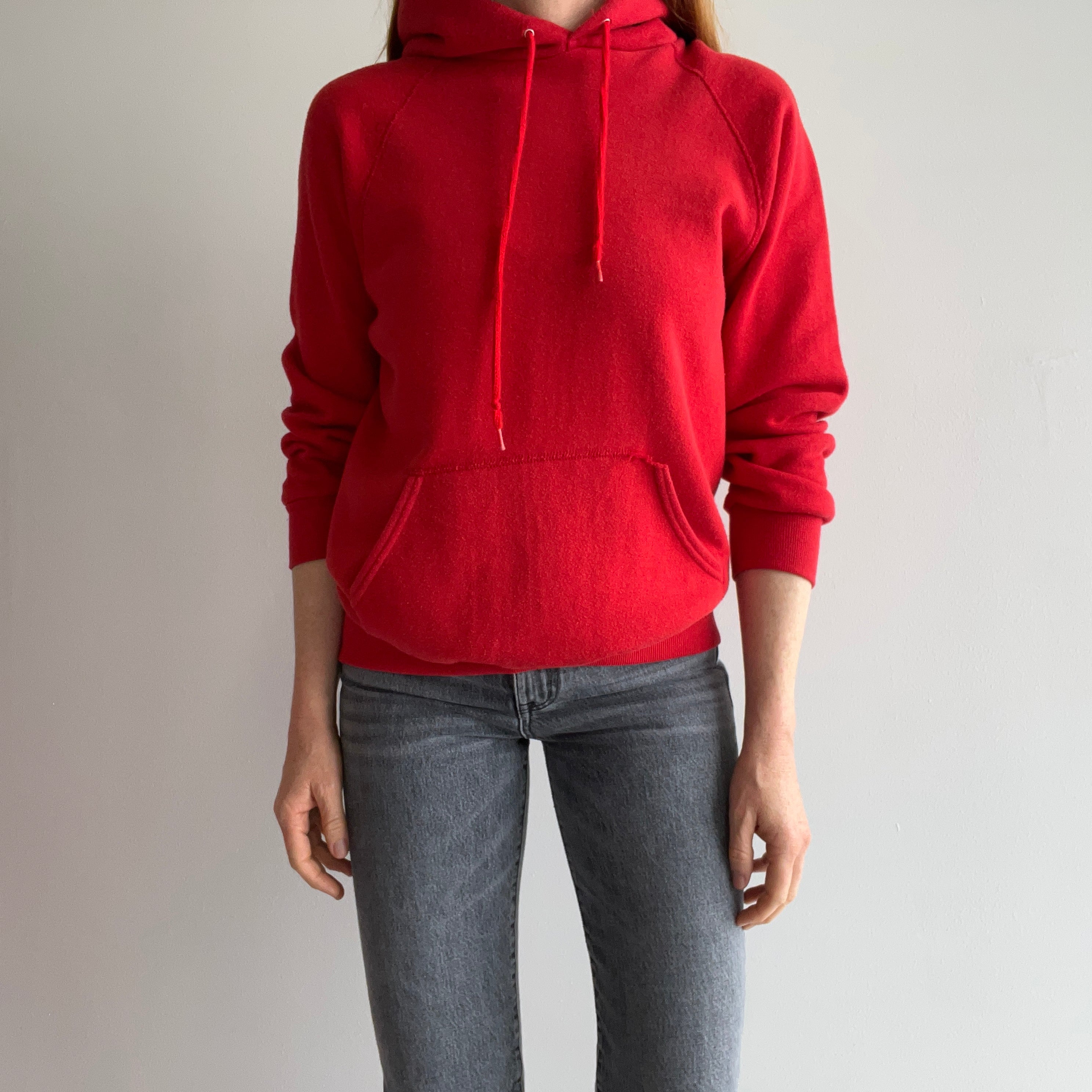 1970/80s Stop Sign Red Hoodie - Luxury Gauge