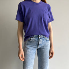 1980s Purple Pocket T-Shirt