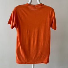 1980s Soccer Camp T-Shirt - Perfect Thinned Out Smaller 50/50