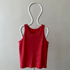 1980 Faded Red Long Beach California Tank-Top - LB Friends, THIS!