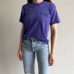 1980s Purple Pocket T-Shirt