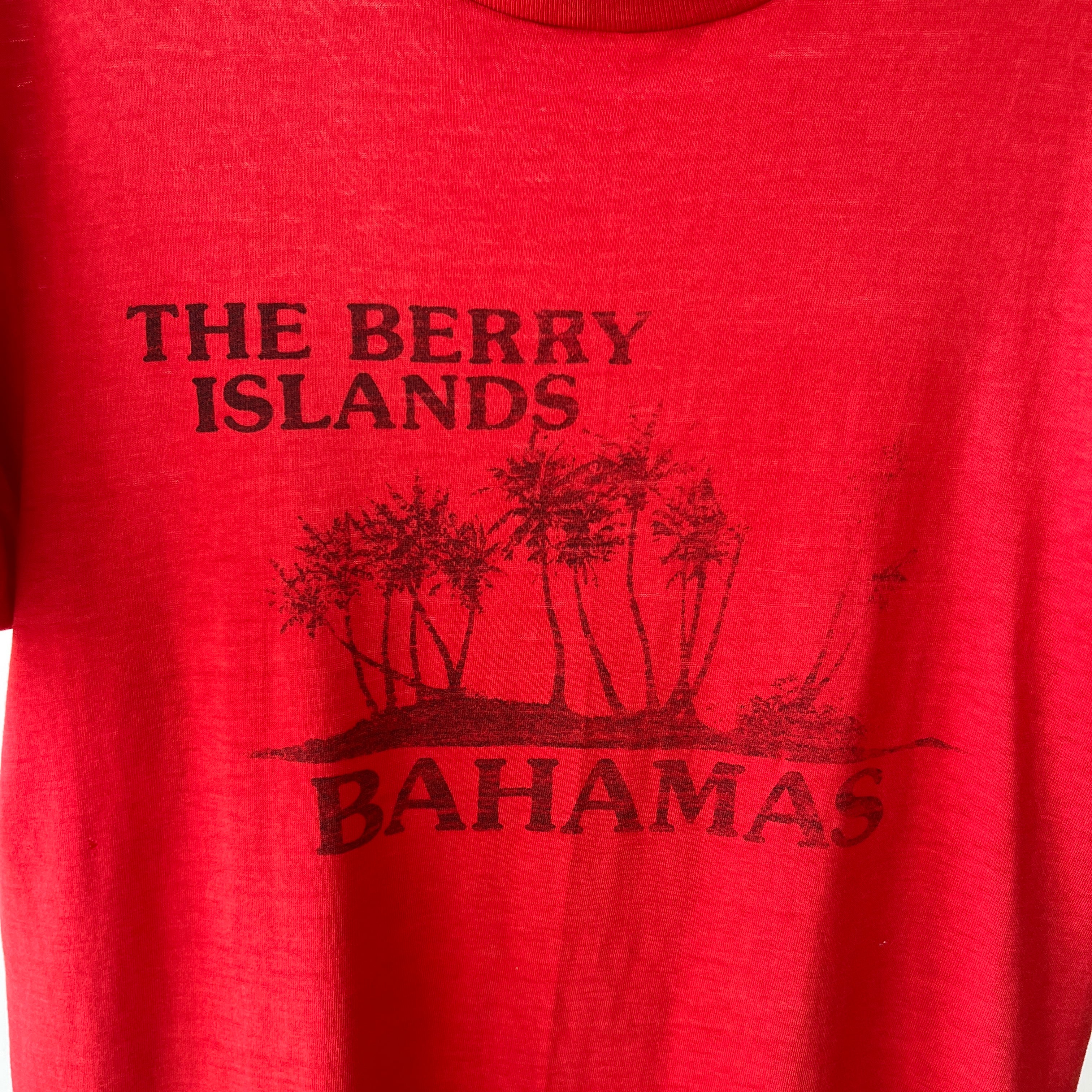 1970s The Berry Islands Bahamas T-Shirt - SILKY SOFT 50/50