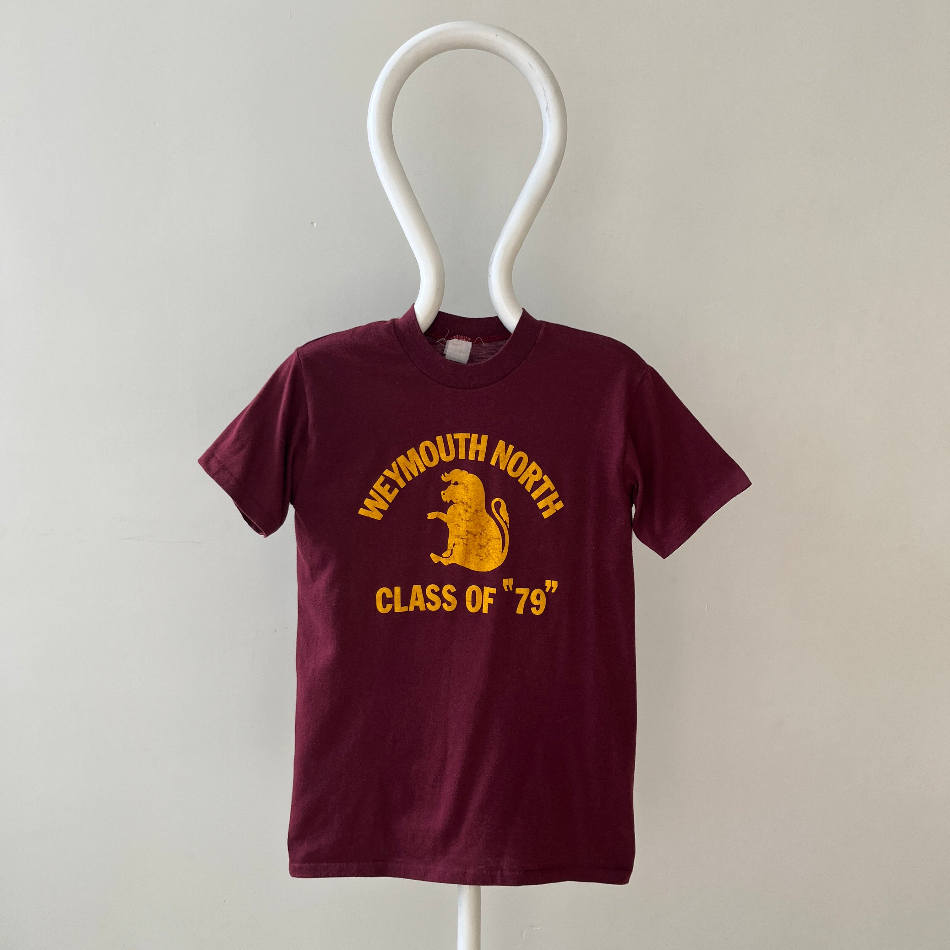 1979 Burgundy Weymouth North T Shirt - A Good One