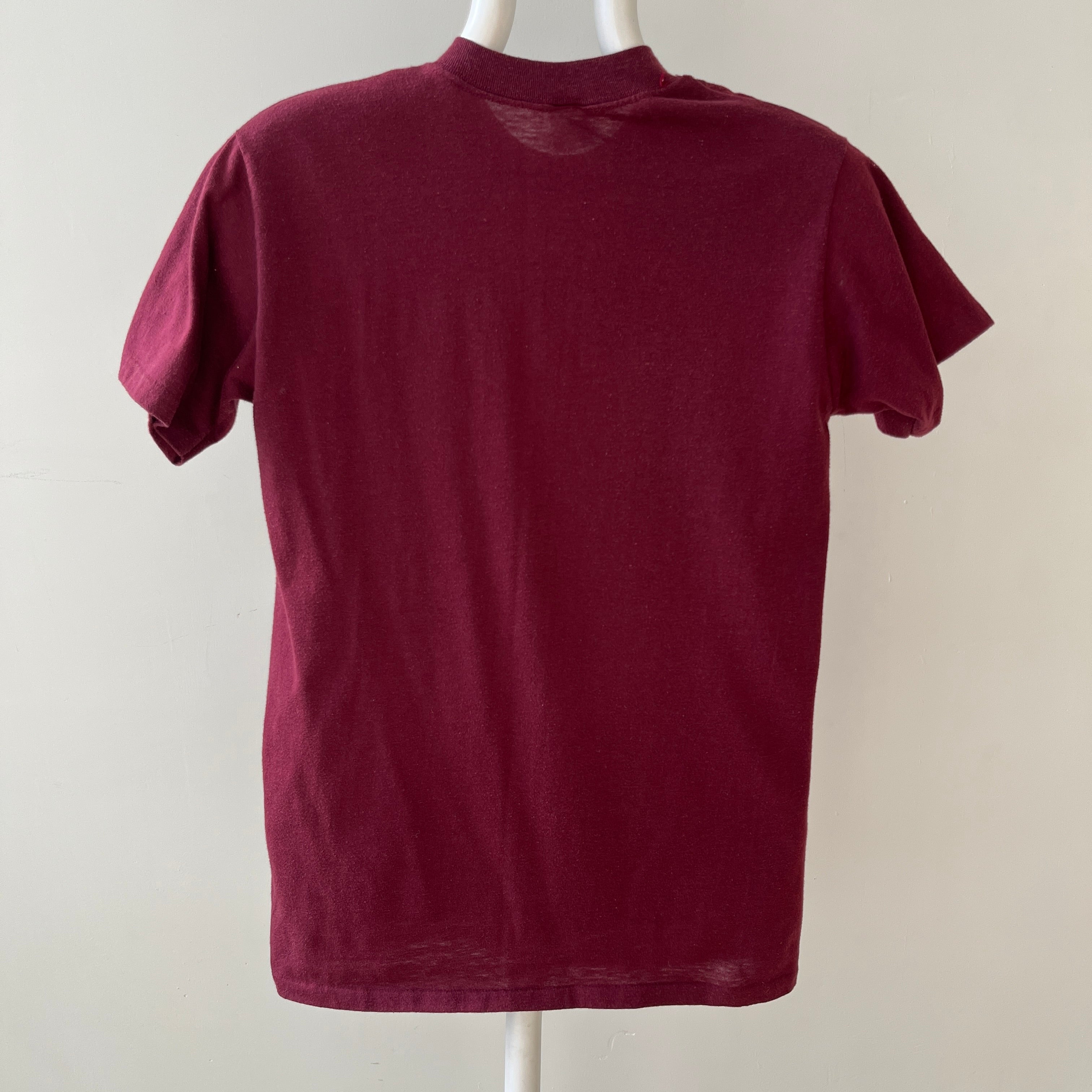 1979 Burgundy Weymouth North T Shirt - A Good One