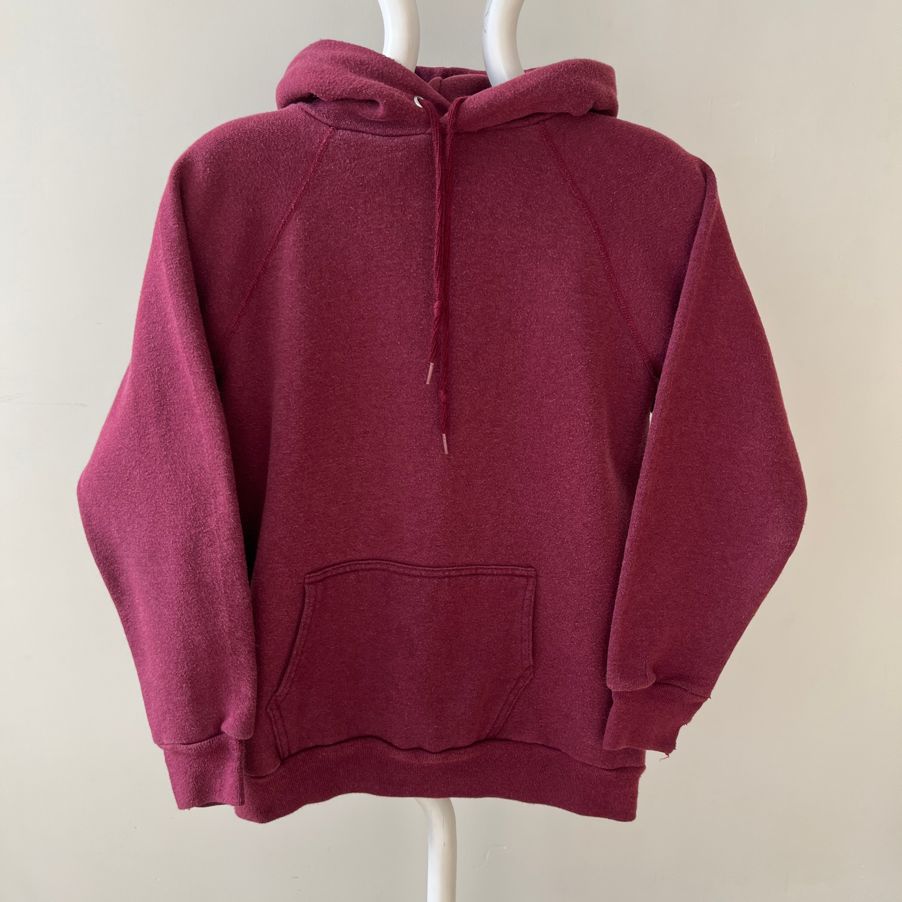1970s Blank Burgundy Hoodie - !!!!!!!!!!!!!!!