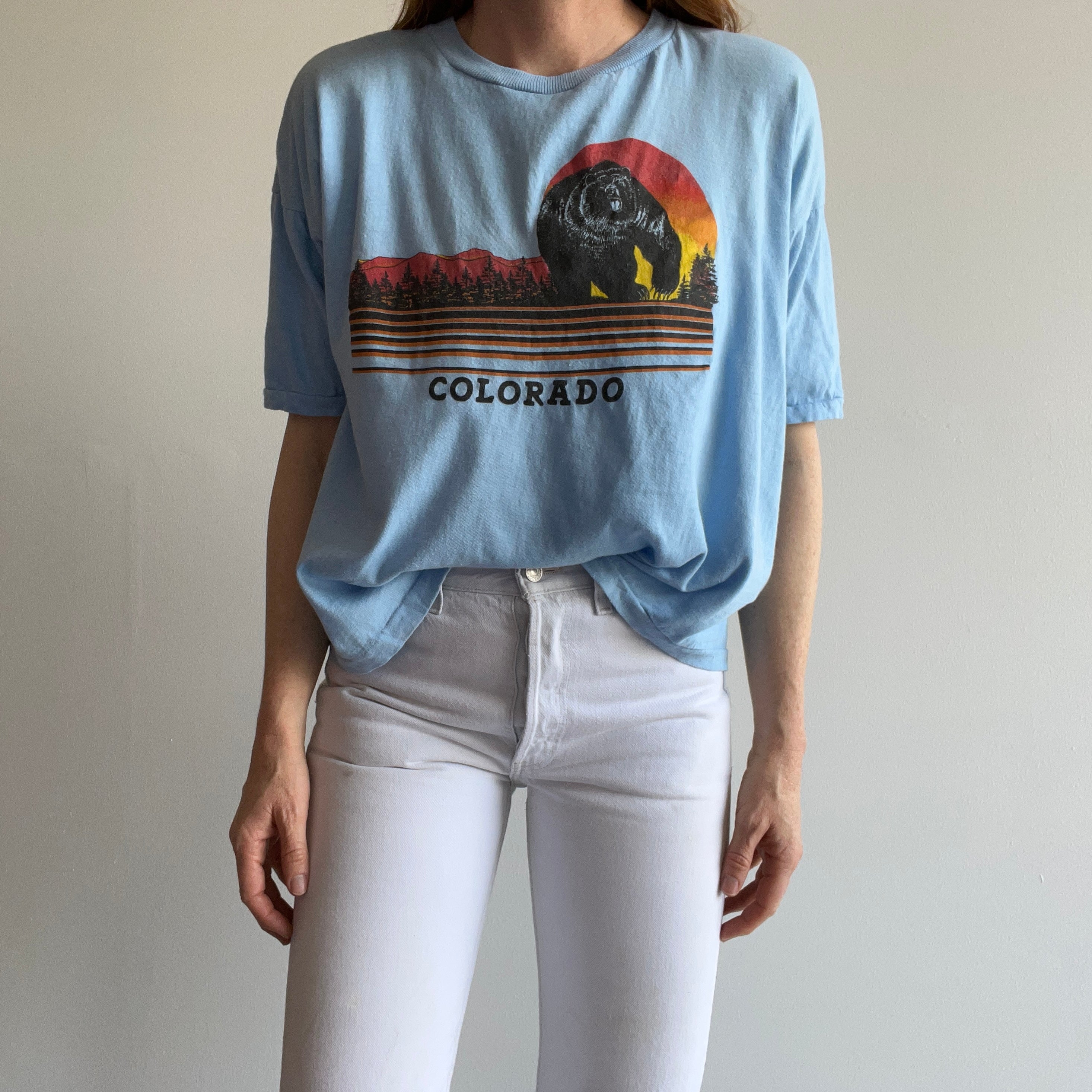 1980s Cotton Knit Colorado Tourist T-Shirt