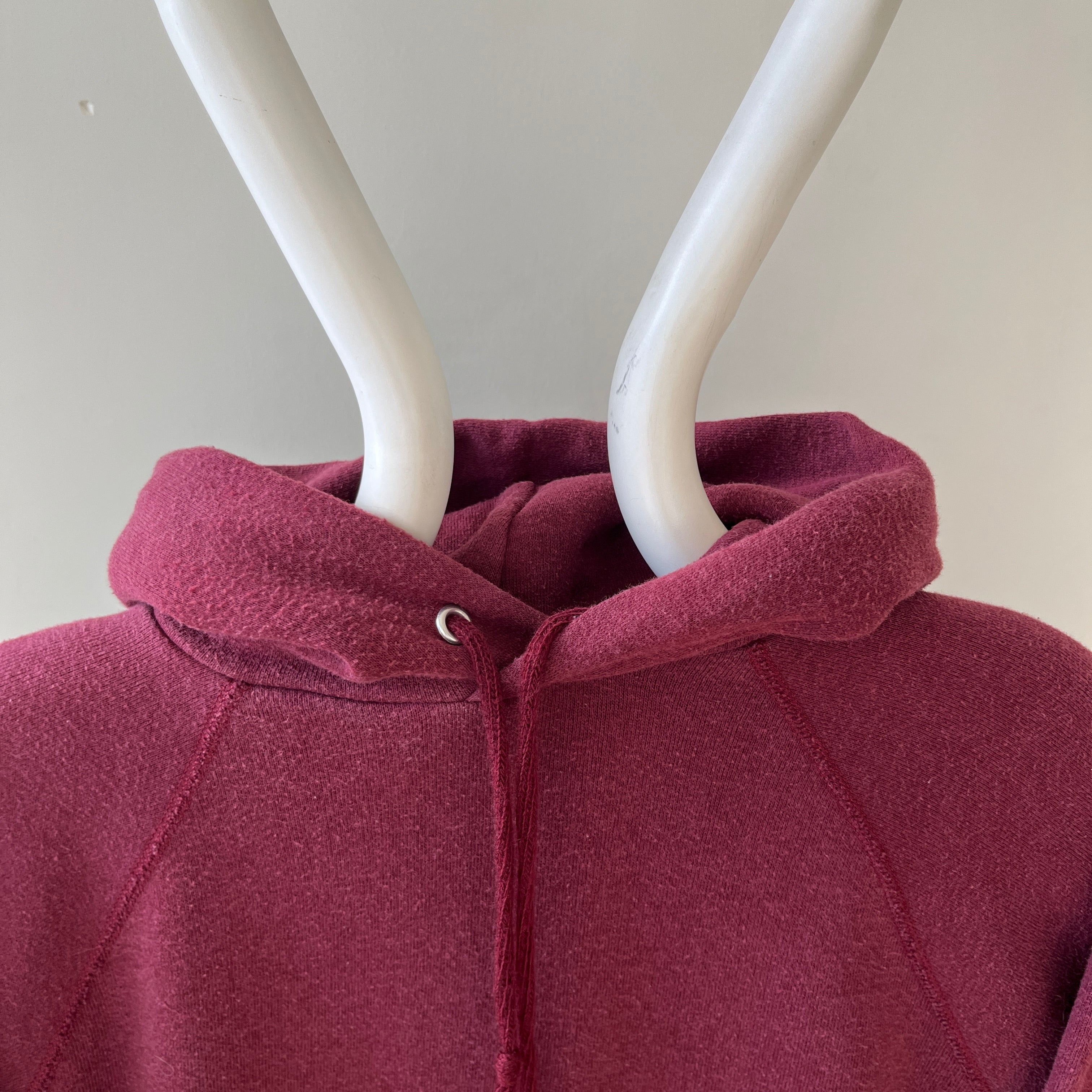 1970s Blank Burgundy Hoodie - !!!!!!!!!!!!!!!