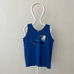 1980s Blue Hawaii Tank Top - THIS!!!