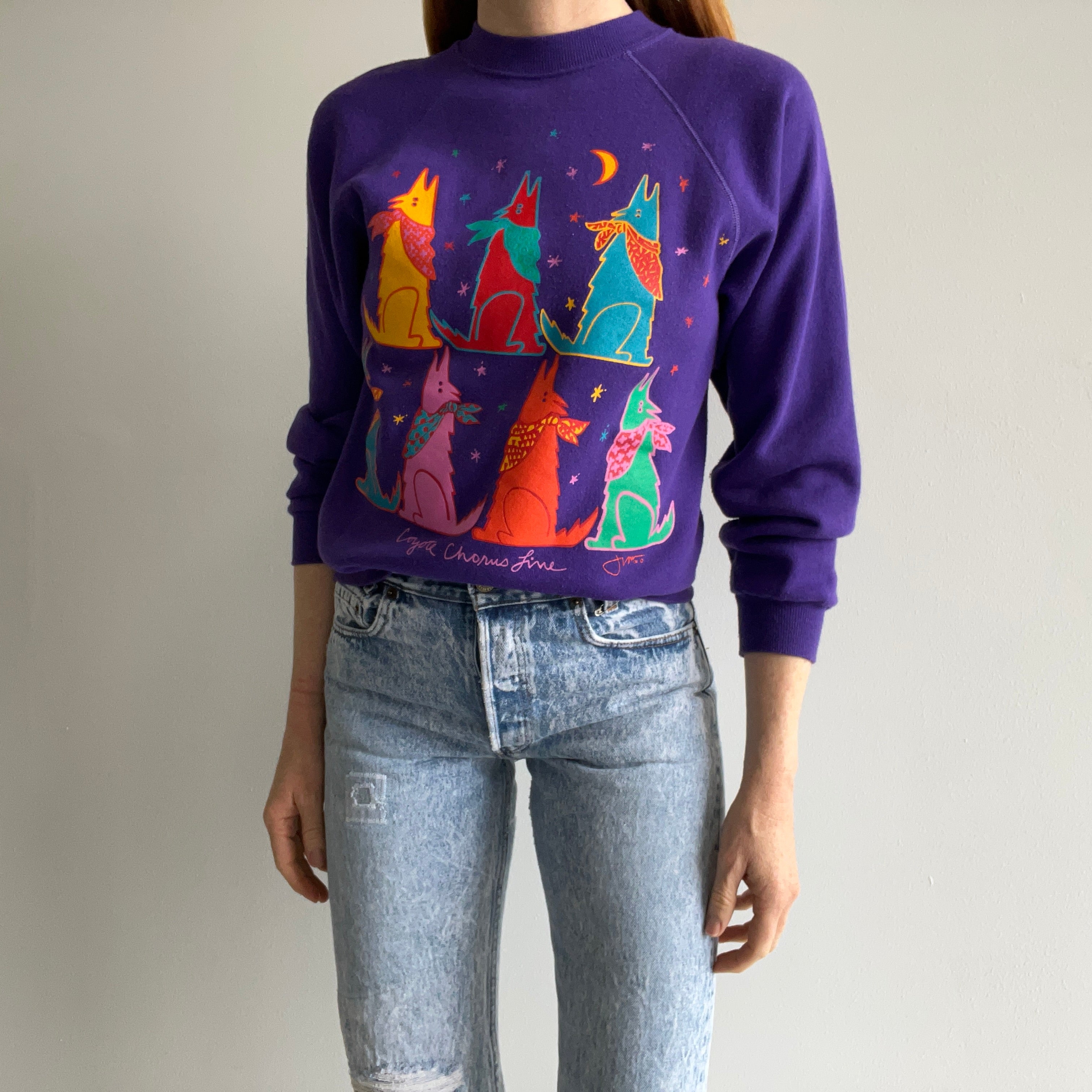 1980s Coyote Chorus Line Sweatshirt