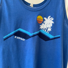 1980s Blue Hawaii Tank Top - THIS!!!