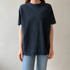 1990s Blank Black T-Shirt