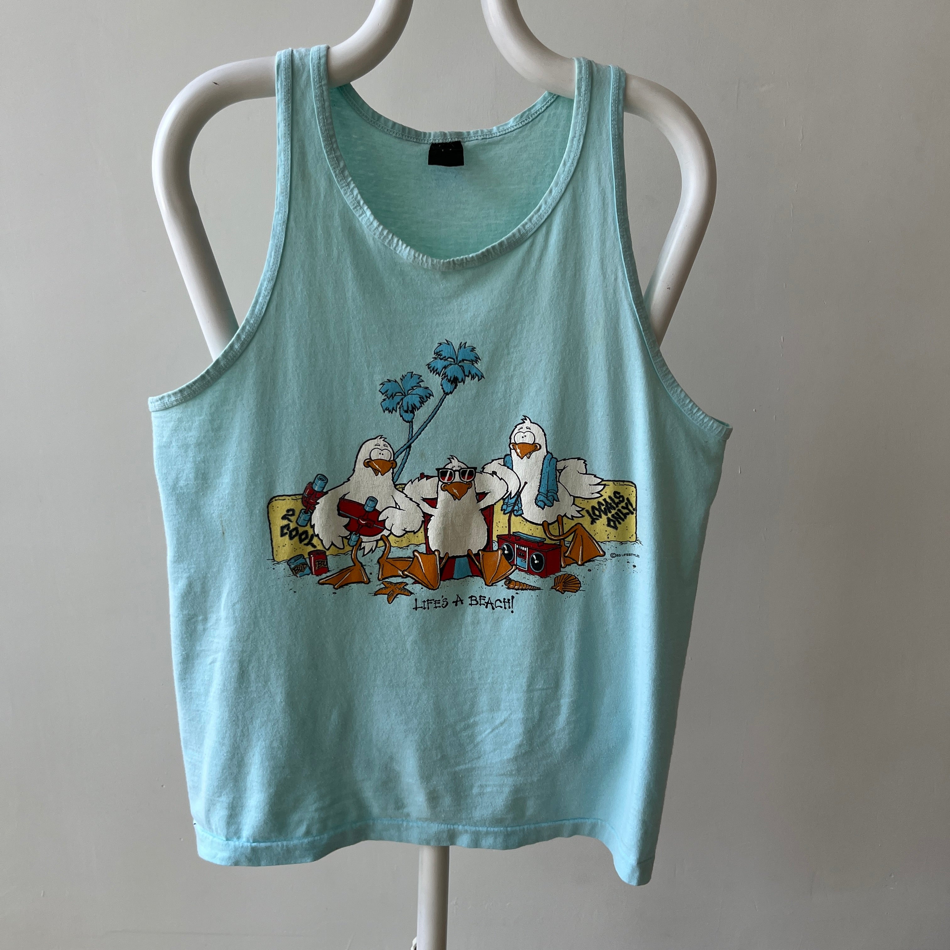 1985 Life's A Beach Tank-Top