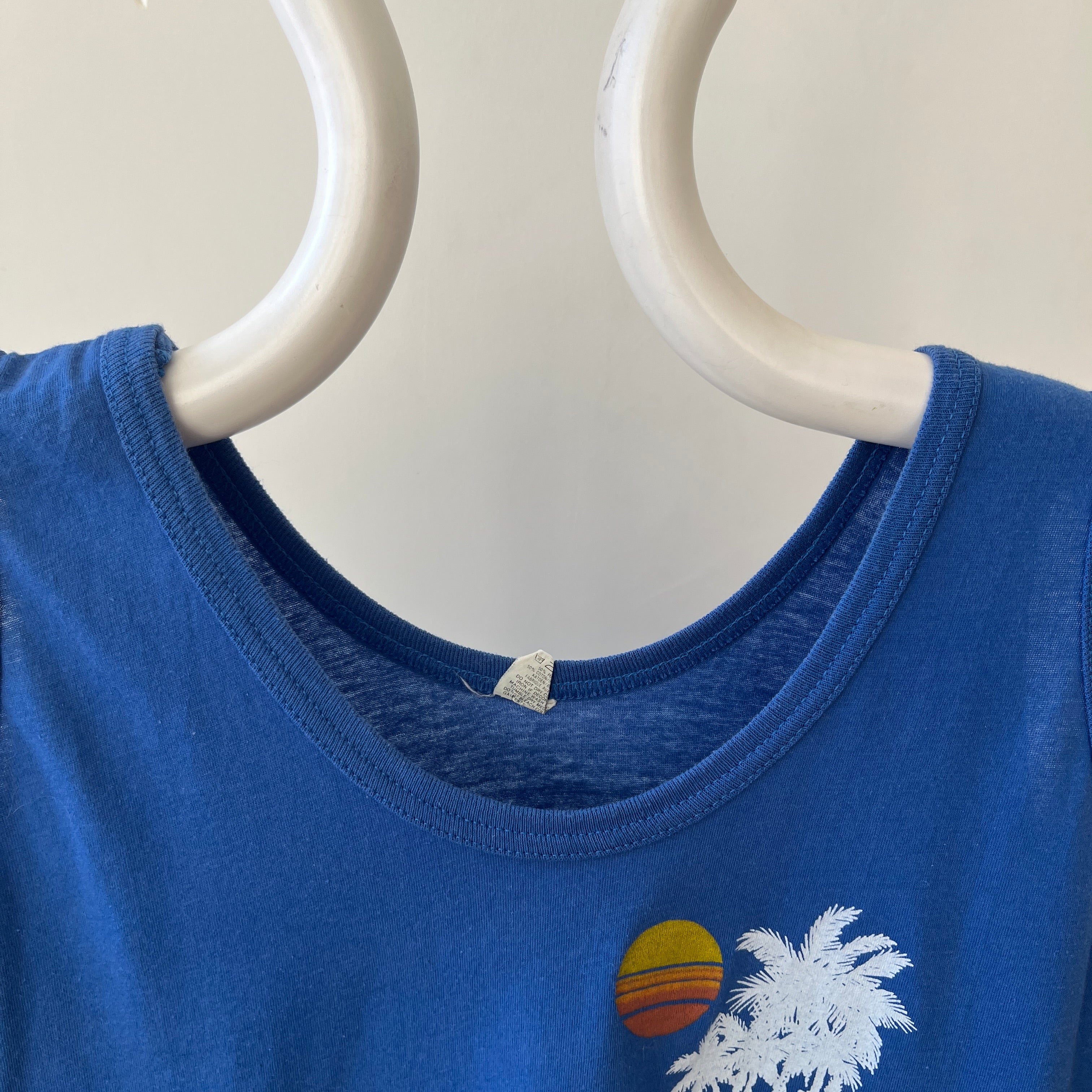 1980s Blue Hawaii Tank Top - THIS!!!