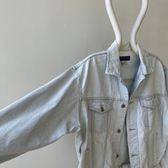 1980s Light Wash Denim Jacket - Jordache Alert
