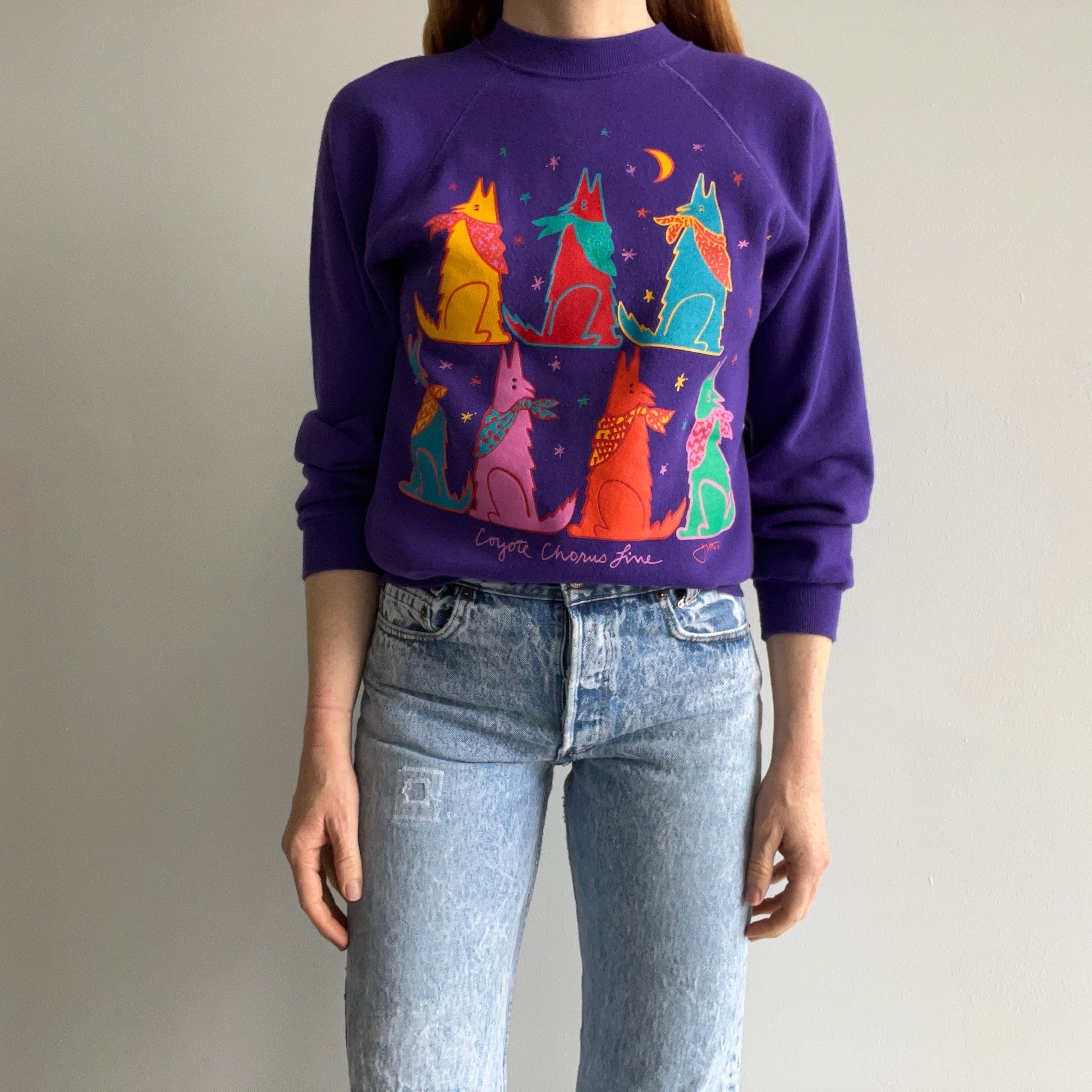 1980s Coyote Chorus Line Sweatshirt