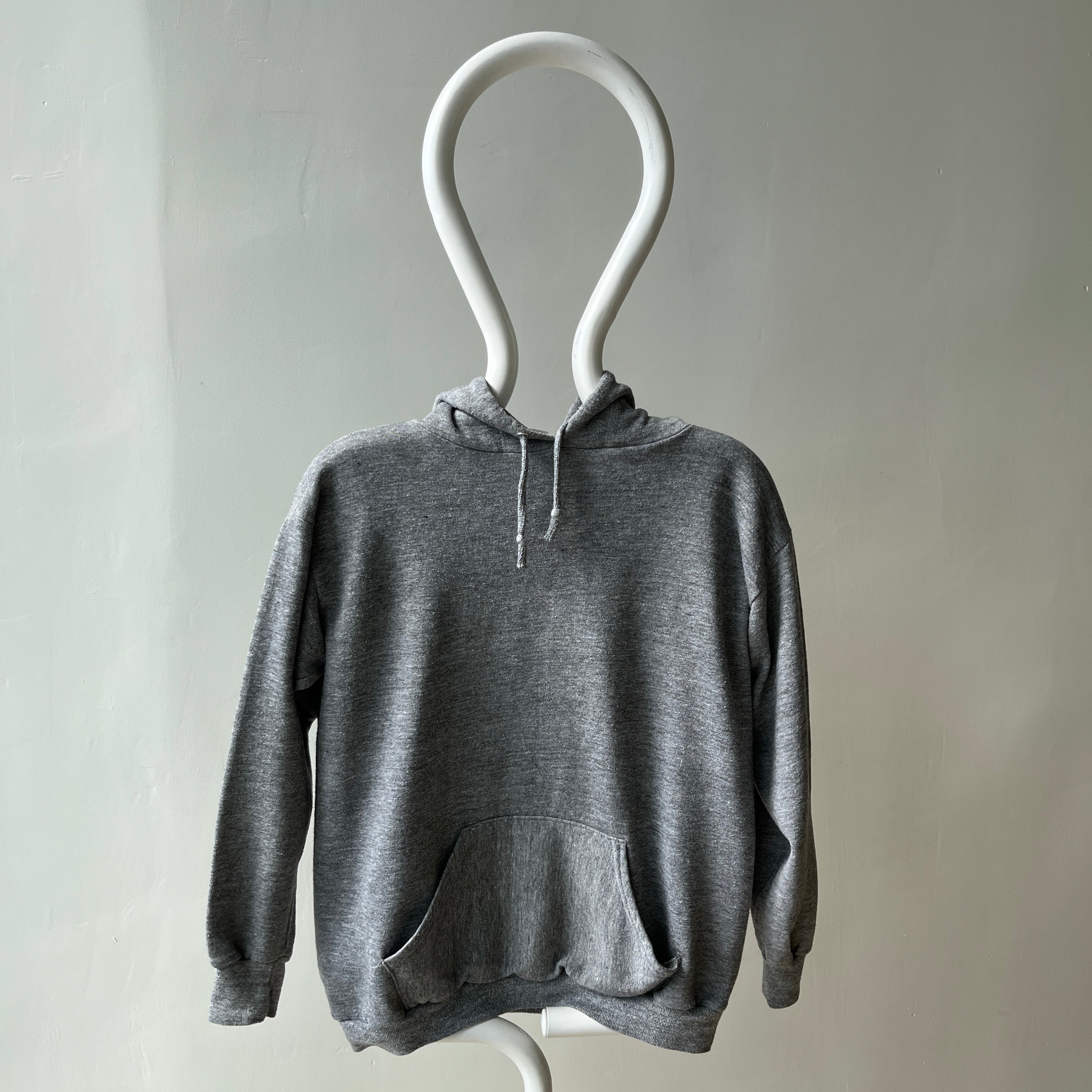 1970/80s Blank Gray Pullover Hoodie by Sportswear - !!!!