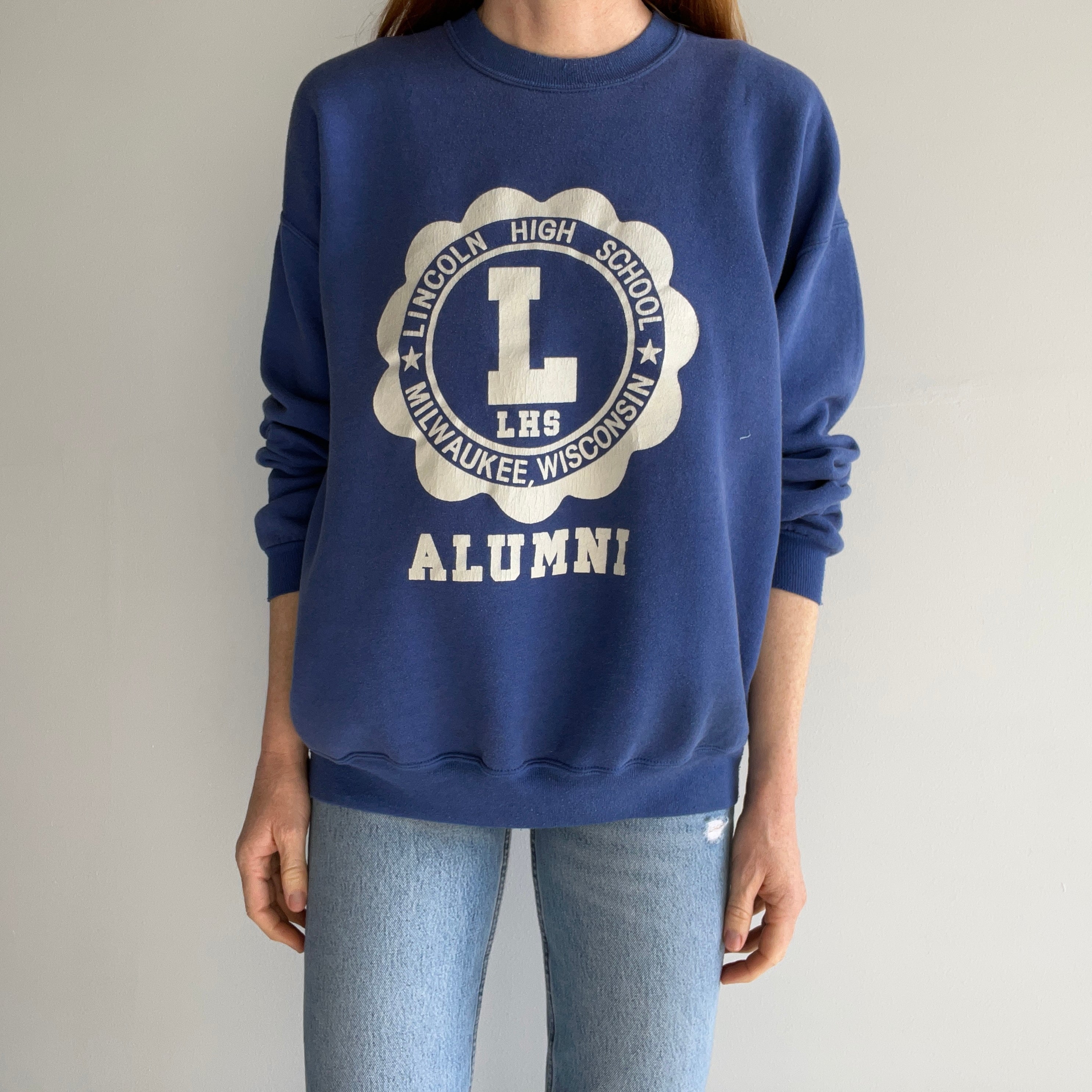 1980s Lincoln High School Milwaukee, Wisconsin Alumni  Sweatshirt