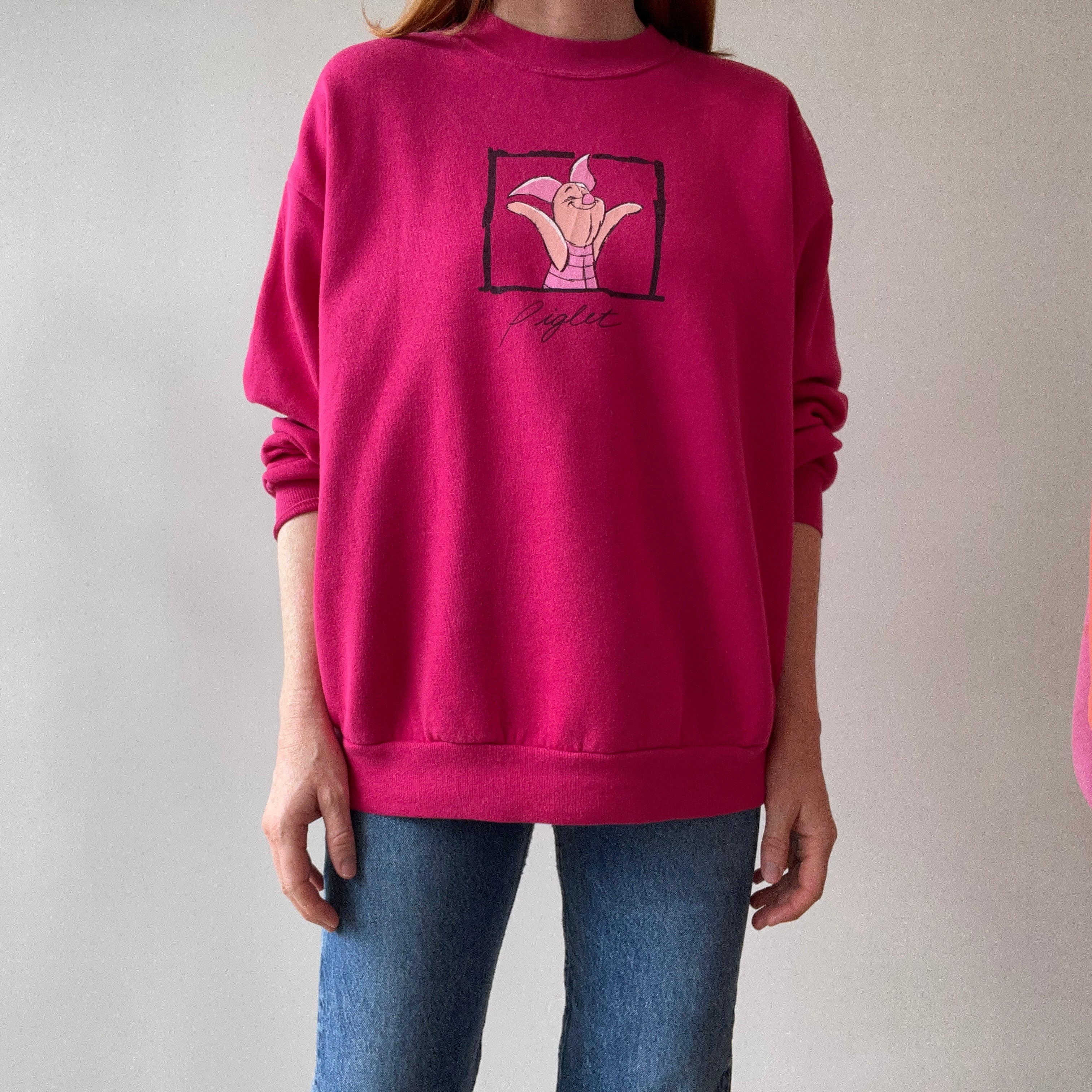 1980/90s USA Made Piglet Sweatshirt