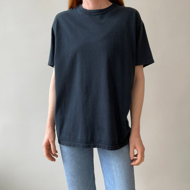 1990s Blank Black T-Shirt