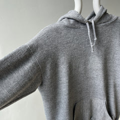 1970/80s Blank Gray Pullover Hoodie by Sportswear - !!!!