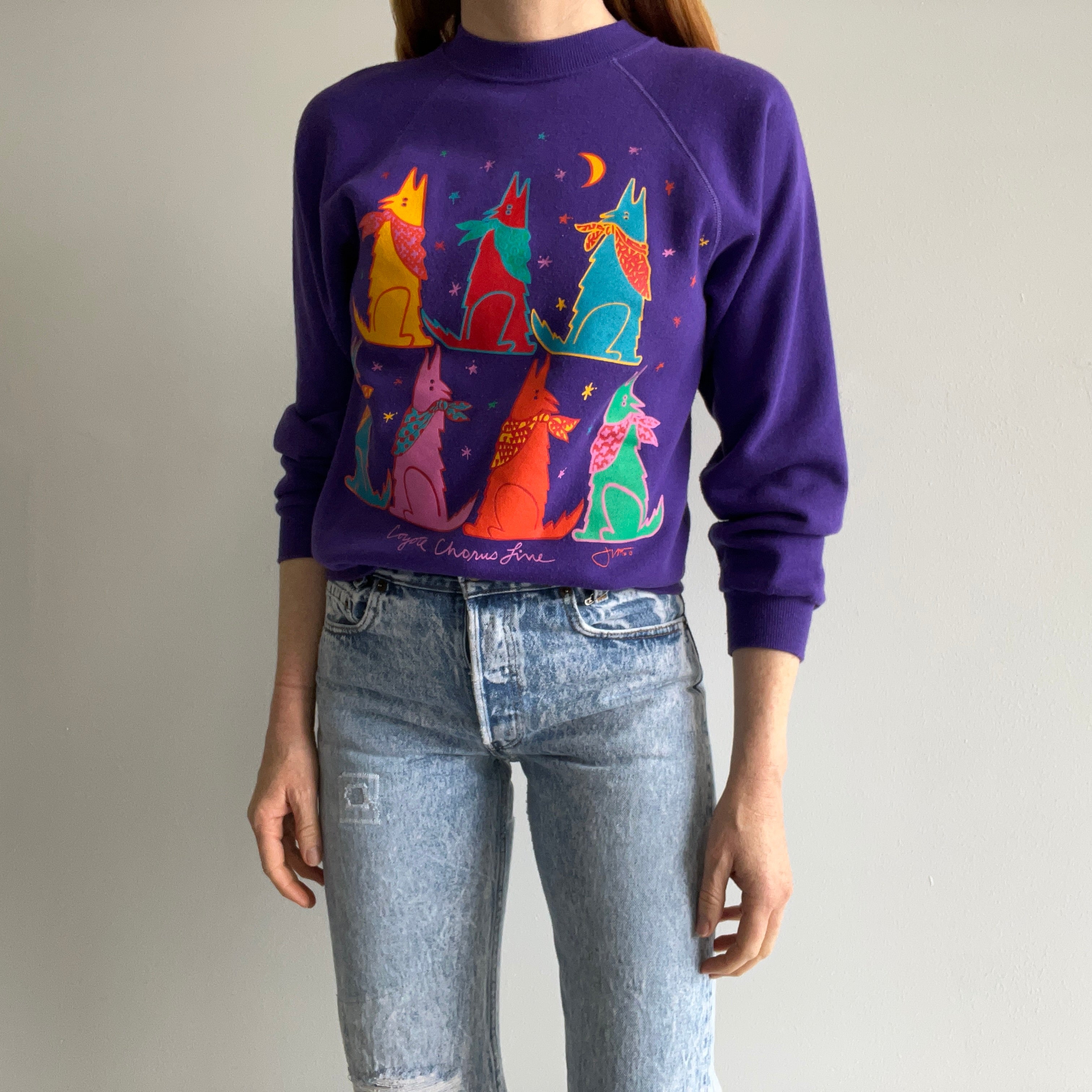 1980s Coyote Chorus Line Sweatshirt