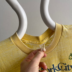 1983 Kappa New York City Marathon SUPER Thinned Out T-Shirt