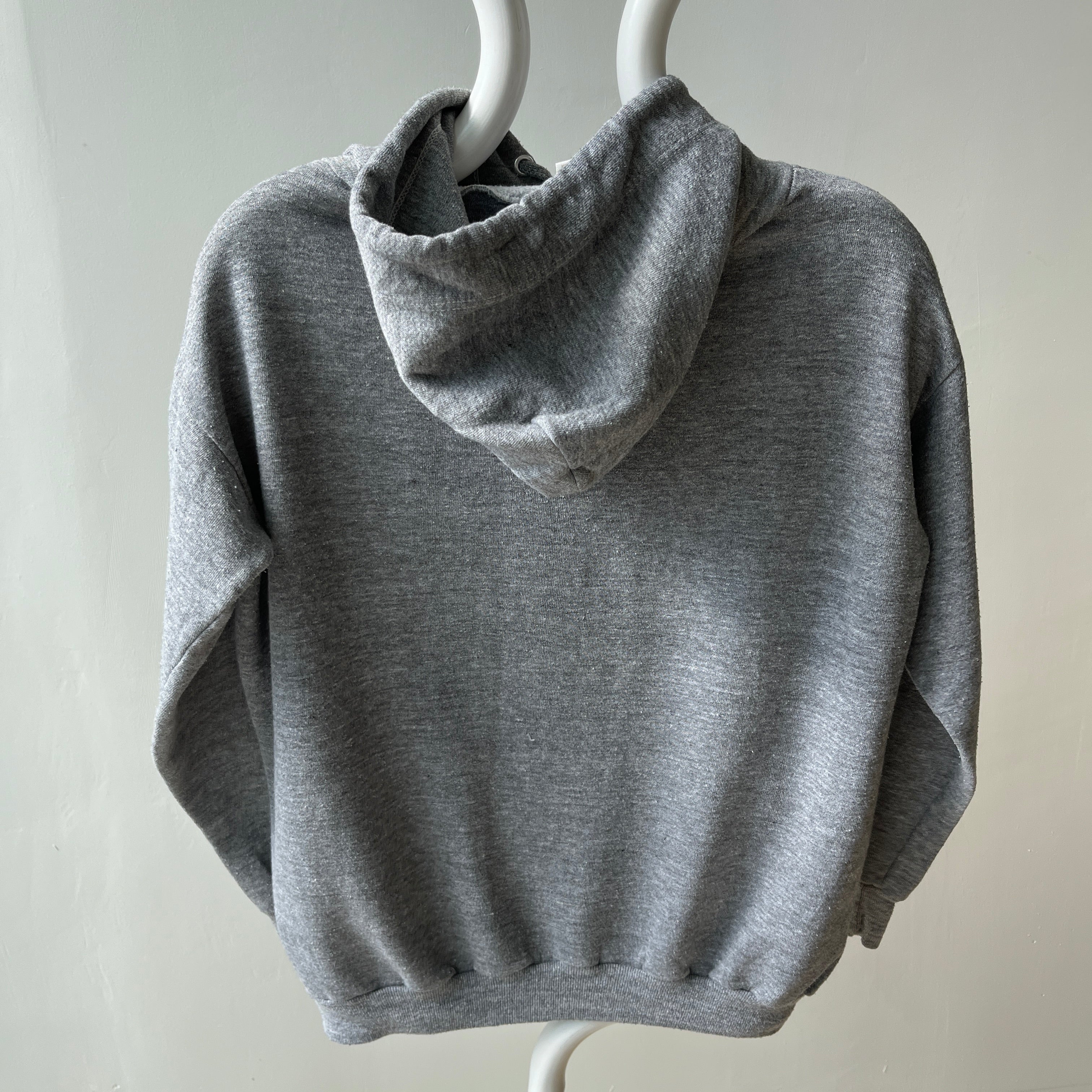 1970/80s Blank Gray Pullover Hoodie by Sportswear - !!!!