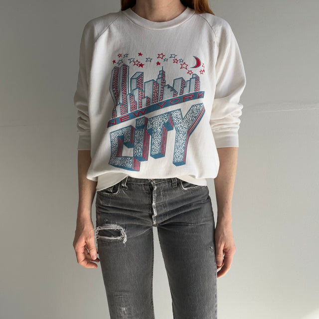 1980s New York City Mostly Cotton Sweatshirt