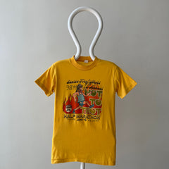 1979 Santee Firefighters Hot To Trot Half Marathon T Shirt with Sharpie!
